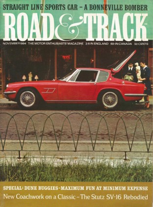 ROAD & TRACK 1964 NOV - SUNBEAM TIGER, MOON, BUGGIES